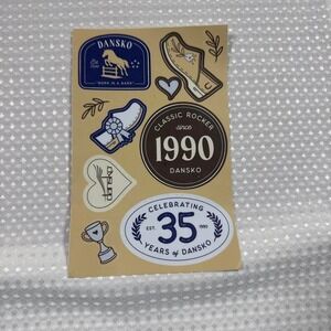 DANSKO‎ 35th Anniversary Sticker Sheet